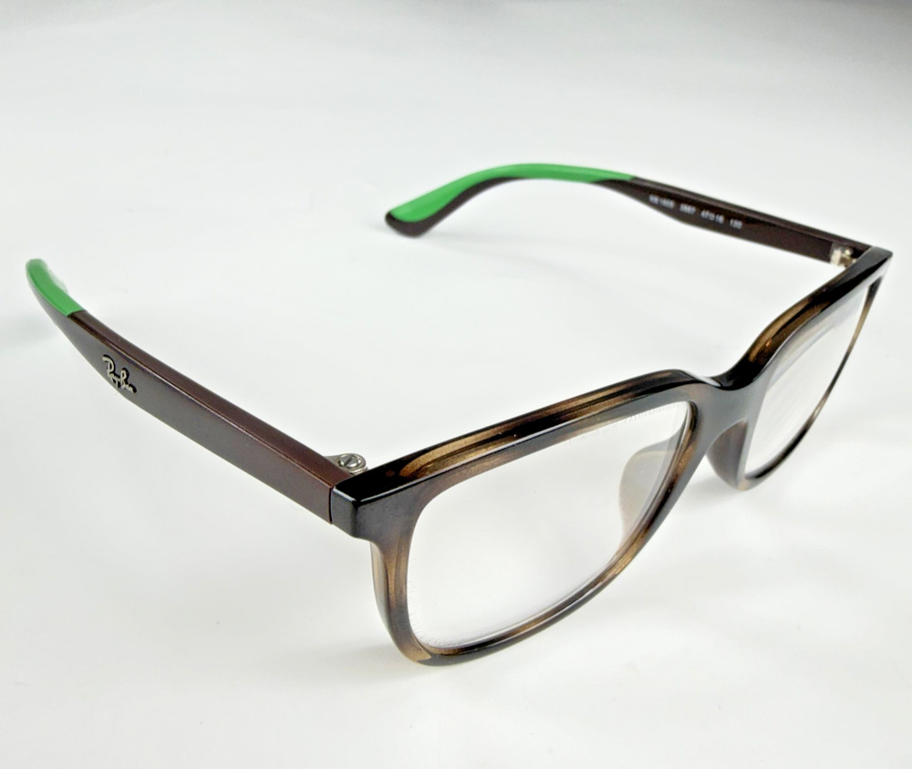 Ray-Ban RB1605 3867 Brown Youth 47-16-130 Rect Full Rim Eyeglasses FRAMES ONLY